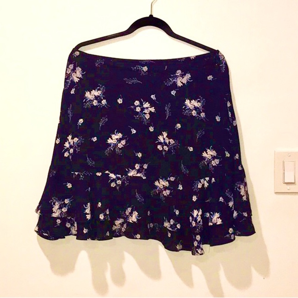 LOFT Floral Work Skirt